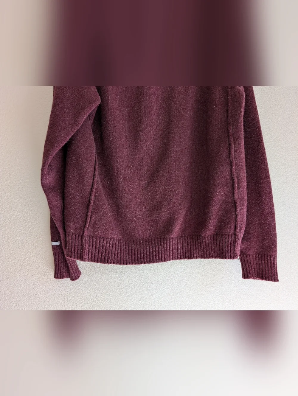 Columbia Wool Quarter Zip-Up Sweater Size Medium